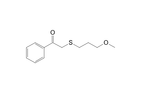 .alpha.-(3-Methoxypropylthio)acetophenone