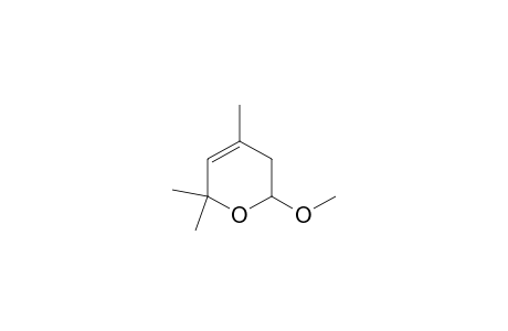 2H-Pyran, 3,6-dihydro-2-methoxy-4,6,6-trimethyl-, (.+-.)-