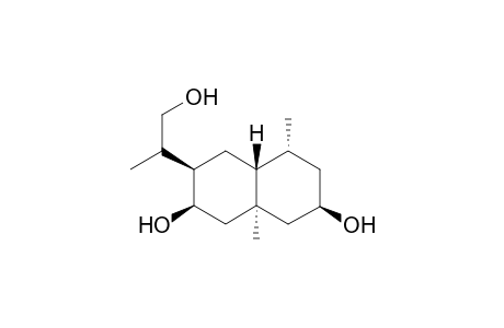 3.beta.,6.beta.,12-Trihydroxy-4.alpha.,5.alpha.11.beta.-H-eudesmane