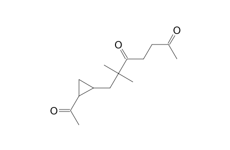 7-(2-Acetylcyclopropyl)-6,6-dimethylheptane-2,5-dione