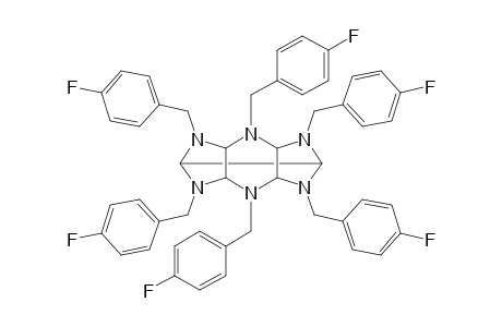 2,4,6,8,10,12-Hexa(4-fluorobenzyl)-2,4,6,8,10,12-hexaazatetracyclo[5.5.0.0(5,9).0(3,11)]dodecane