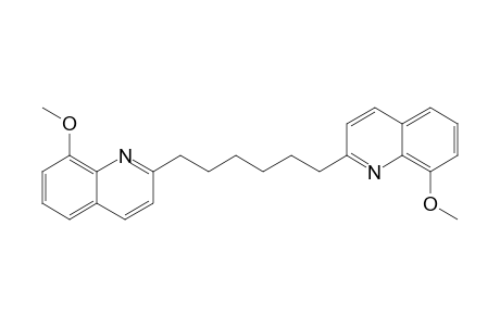 8-Methoxy-2-[6-(8-methoxy-2-quinolinyl)hexyl]quinoline