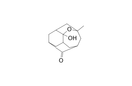 9-Hydroxy-7-methyl-8-oxatetracyclo[5.4.1.1(3,10).0(5,9)]tridecane-2-one