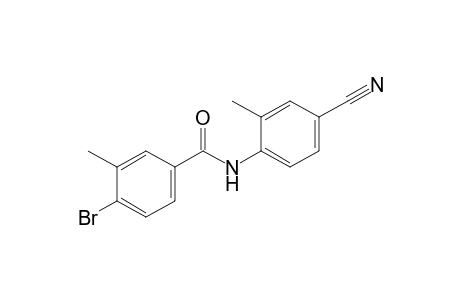 4-bromanyl-N-(4-cyano-2-methyl-phenyl)-3-methyl-benzamide