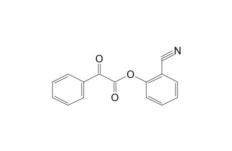2-Cyanophenyl oxo(phenyl)acetate