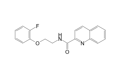 N-[2-(2-Fluorophenoxy)ethyl]-2-quinolinecarboxamide