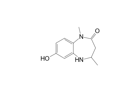 7-Hydroxy-1,4-dimethyl-1,3,4,5-tetrahydro-2H-1,5-benzidiazepin-2-one