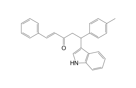 (E)-5-(1H-indol-3-yl)-1-phenyl-5-(p-tolyl)pent-1-en-3-one