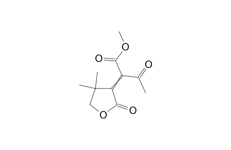 4,4-Dimethyl-2-oxo-tetrahydrofuran-3-methyl-acetyl-carboxylic acid methyester