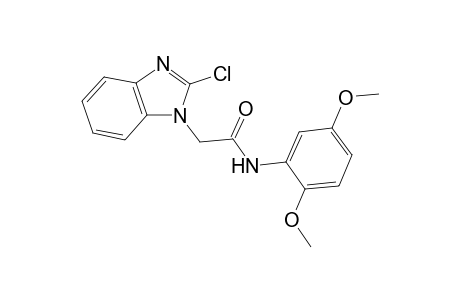 1H-1,3-Benzimidazole-1-acetamide, 2-chloro-N-(2,5-dimethoxyphenyl)-