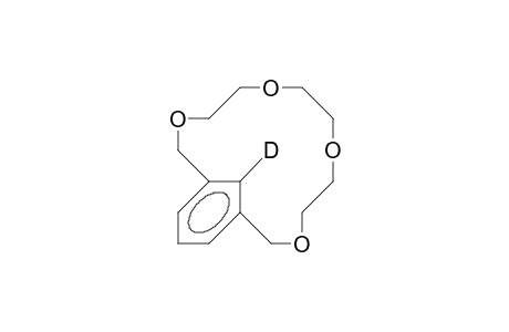 2-Deuterio-1.3-xylyl-15-crown-4