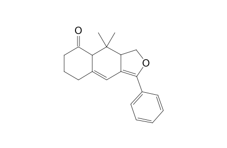 3,3a,4,4a,7,8-hexahydro-4,4-dimethyl-1-phenylnaphtho[2,3-c]furan-5(6H)-one