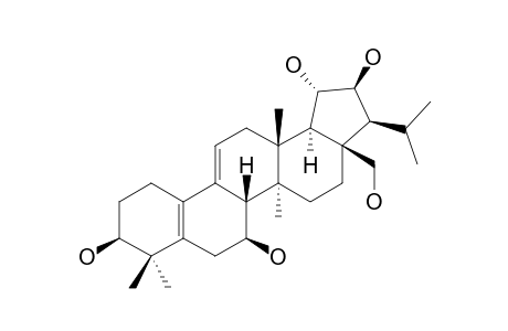 (+)-(3-S,7-S,8-S,13-R,14-S,17-R,18-R,19-S,20-S,21-S)-25-NORFERN-5-(10),9-(11)-DIENE-3,7,19,20,28-PENTAOL