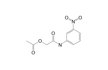 Acetamide, N-(3-nitrophenyl)-2-acetoxy-