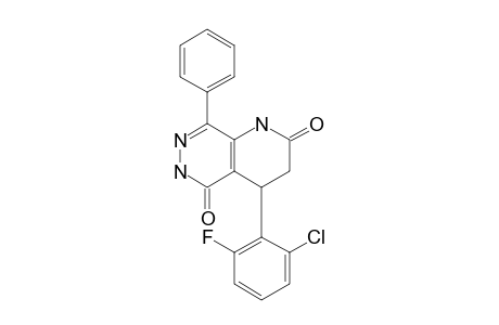 4-(2-Chloranyl-6-fluoranyl-phenyl)-8-phenyl-1,3,4,6-tetrahydropyrido[2,3-d]pyridazine-2,5-dione