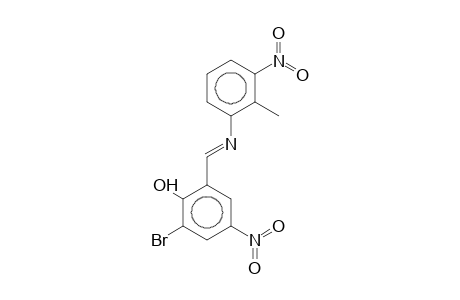 N-(2-hydroxy-3-bromo-5-nitrobenzylidene)-2-methyl-3-nitroaniline