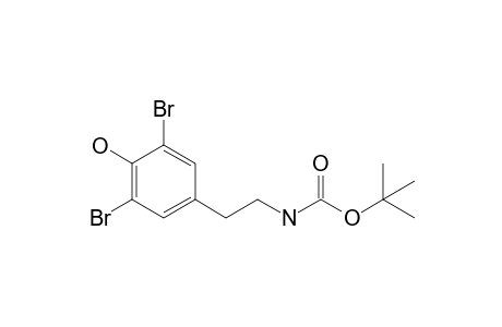 4-[2'-(t-Butoxycarbonylamino)ethyl]-2,6-dibromophenol