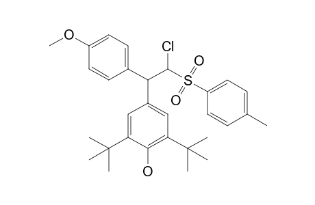 2,6-Di-tert-butyl-4-[2-chloro-1-(4-methoxyphenyl)-2-(toluene-4-sulfonyl)ethyl]phenol