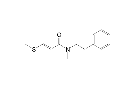 METHYLSINHARIN;S-TRANS-(E)-3-(METHYLTHIO)-PROPENOIC-ACID-N-METHYL-PHENETHYLAMIDE