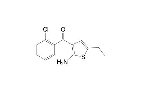 2-Amino-3-(2-chlorobenzoyl)-5-ethylthiophene
