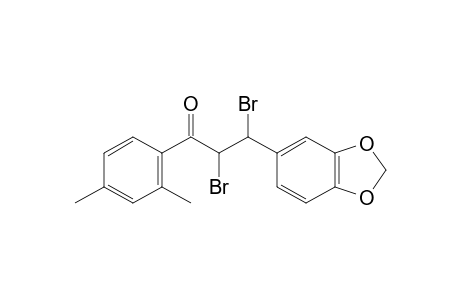 2,3-dibromo-2',4'-dimethyl-3-[3,4-(methylenedioxy)phenyl]propiophenone