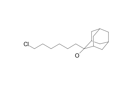 2-(6-Chloranylhexyl)adamantan-2-ol