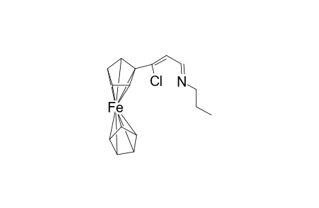 3-Ferrocenyl-3-chloro-N-propylpropenal-imine