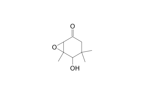 5-Hydroxy-4,4,6-trimethyl-7-oxabicyclo[4.1.0]heptan-2-one