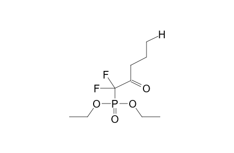 Diethyl (1,1-difluoro-2-oxopentyl)phosphonate