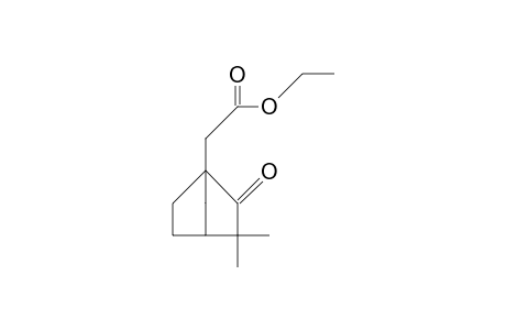 1-Carboethoxymethyl-3,3-dimethyl-bicyclo(2.2.1)heptanone-2