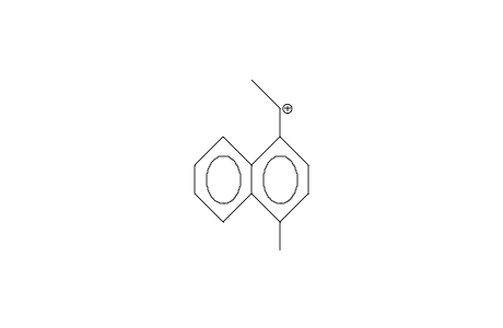 (4-Methyl-1-naphthyl)-methyl-carbonium cation