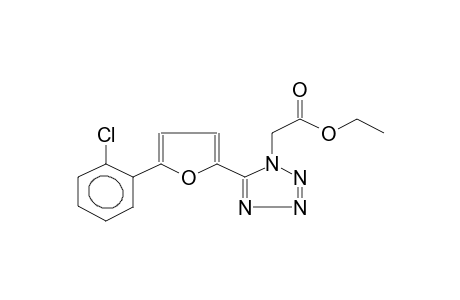 ETHYL 5-[5-(2-CHLOROPHENYL)-2-FURYL]-1-TETRAZOLYLACETATE