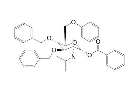 2-Acetamido-1-o-benzoyl-tetra-o-benzyl-.alpha.-D-glucopyranose