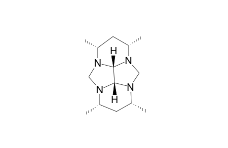 (1R*,3S*,5R*,7S*,8bS*,8cS*)-1,3,5,7-tetramethylperhydro-3a,4a,7a,8a-tetraazacyclopentano[def]fluorene