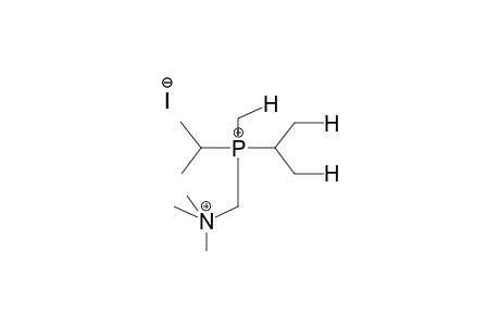 TRIMETHYLAMMONIOMETHYLDIISOPROPYLMETHYLPHOSPHONIUM DIIODIDE