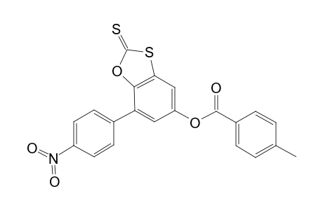 4-Methylbenzoic acid[7-(4-nitrophenyl)-2-sulfanylidene-1,3-benzoxathiol-5-yl]ester