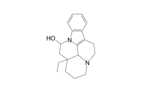 1H-Indolo[3,2,1-de]pyrido[3,2,1-ij][1,5]naphthyridine, eburnamenin-14-ol deriv.