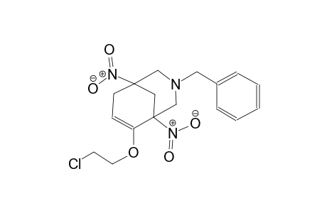 3-Azabicyclo[3.3.1]non-6-ene, 3-benzyl-6-(2-chloroethyl)-5,9-dinitro-