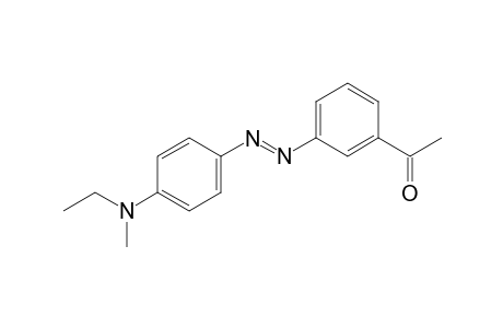 3'-{[p-(ethylmethylamino)phenyl]azo}acetophenone