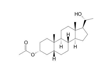 5β-Pregnane-3α,20β-diol, 3-acetate