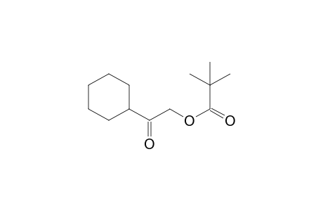 Trimethylacetic acid 2-cyclohexyl-2-oxoethyl ester