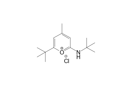 2-tert-Butylamino-6-t-butyl-4-methylpyrylium chloride