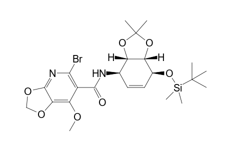 5-Bromo-N-((3aS,4R,7S,7aS)-7-{[tert-butyl(dimethyl)silyl]oxy}-2,2-dimethyl-3a,4,7,7atetrahydro-1,3-benzodioxol-4-yl)-7-methoxy[1,3]dioxolo[4,5-b]pyridine-6-carboxamide