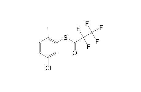 5-Chloro-2-methylthiophenol, S-pentafluoropropionyl-