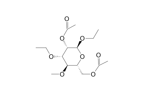 Methyl 2,6-di-o-acetyl-3,4-di-o-ethyl-.alpha.-D-mannopyranoside