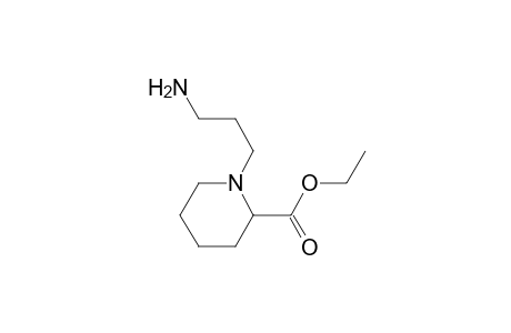 Ethyl 1-(3'-aminopropyl)piperidine-2-carboxylate