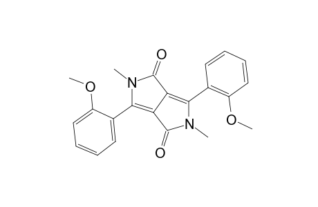 3,6-BIS(o-METHOXYPHENYL)-2,5-DIMETHYLPYRROLO[3,4-c]PYRROLE-1,4(2H,5H)-DIONE (relaxed crystal lattice)