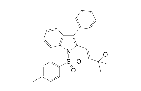 (E)-2-methyl-4-(3-phenyl-1-tosyl-1H-indol-2-yl)but-3-en-2-ol