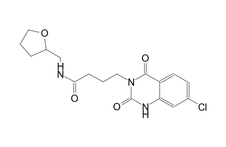 4-(7-chloro-2,4-dioxo-1,4-dihydro-3(2H)-quinazolinyl)-N-(tetrahydro-2-furanylmethyl)butanamide