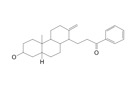 3-(7-Hydroxy-4b-methyl-2-methylenetetradecahydrophenanthren-1-yl)-1-phenylpropan-1-one